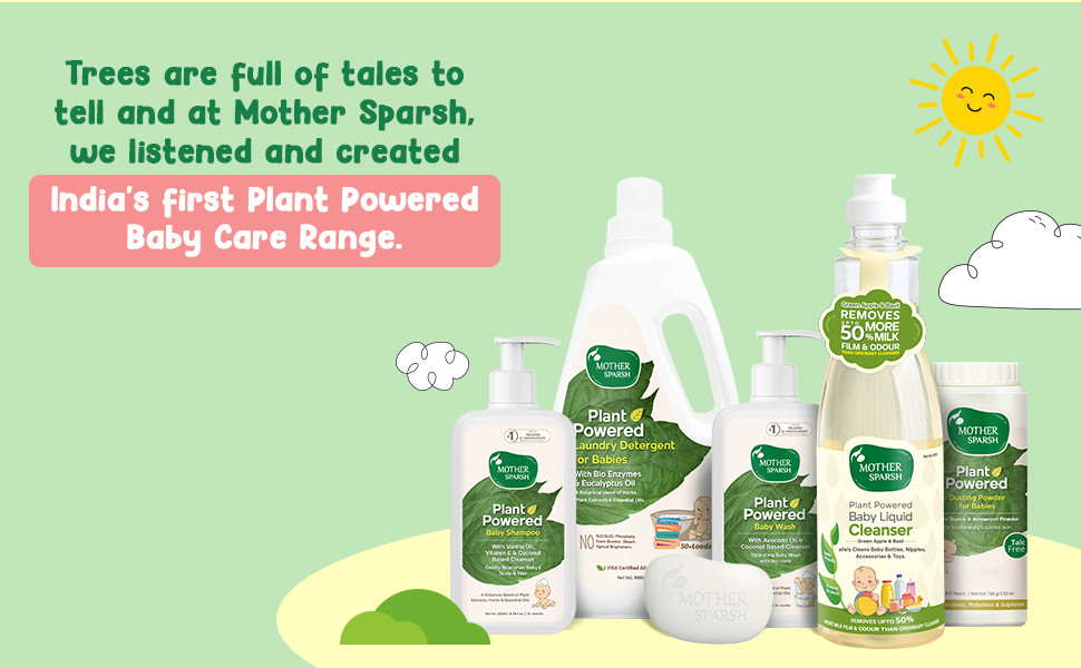Buy Mother Sparsh Baby PlantPowered Laundry Detergent Bio Enzymes