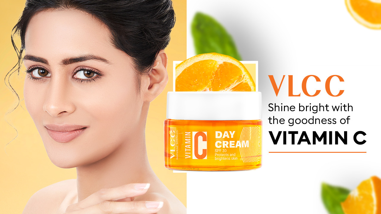 Buy VLCC Vitamin C Day Cream SPF 30 Protects & Brightens Skin Online at ...