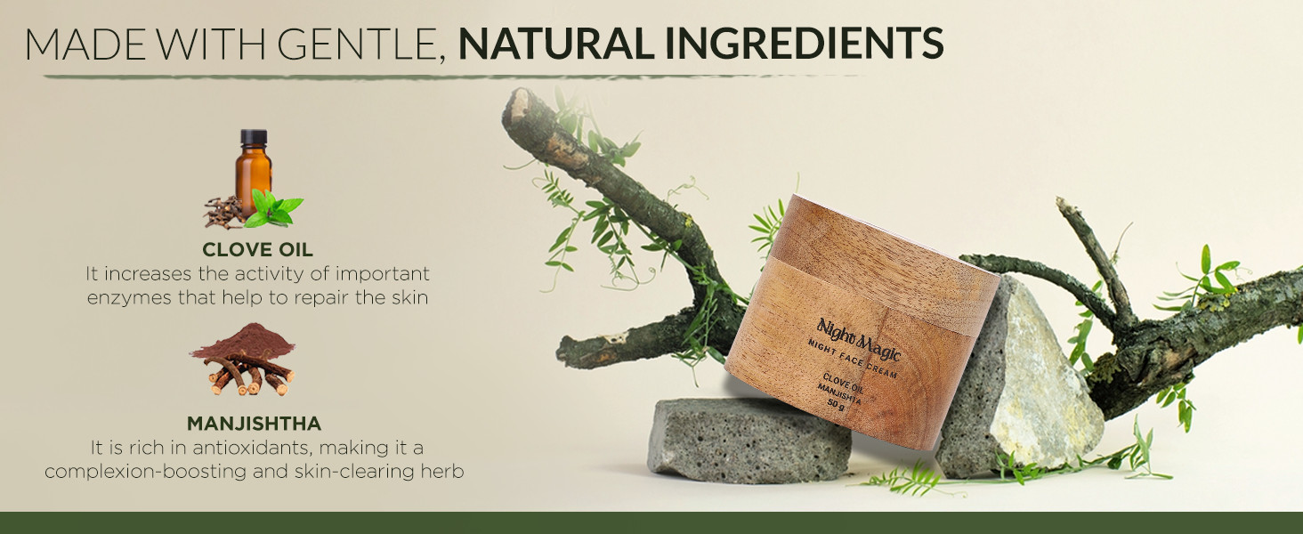 Buy Nature 4 Nature Night Magic Face Cream Clove Oil, Manjistha