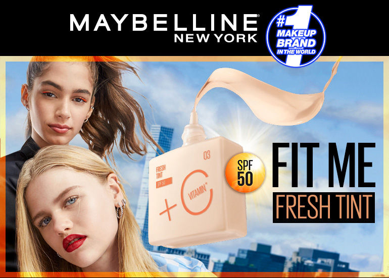 Maybelline Fit Me Fresh Tint with Vitamin C - Skin Tint, Sunscreen