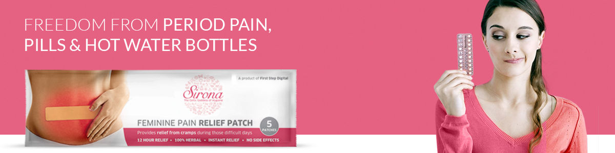Buy Sirona Period Pain Relief Patches (5 Patches) Online @ Best Price in  India