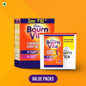 Buy Cadbury Milkshake Mix, 200 g + Chocolate Health Drink - Bournvita, 750  g Online at Best Price of Rs 490 - bigbasket