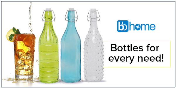 Buy Glass Ideas Glass Bottle - Plain White With Metal Cap Online at Best  Price of Rs 199 - bigbasket