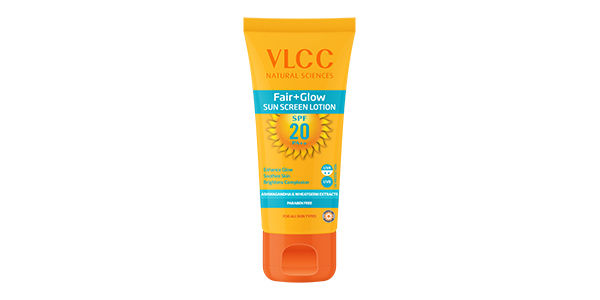 Buy Vlcc Fair Glow Sun Screen Lotion Spf Ashwagandha Wheatgerm Extracts Brightens