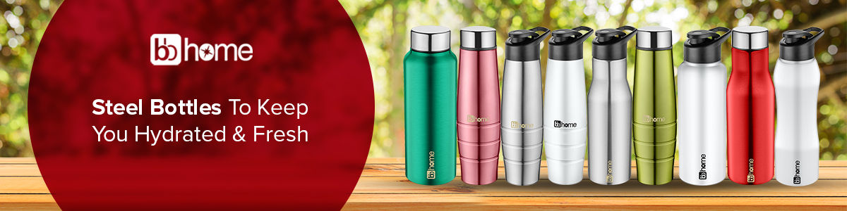 Buy BB Home Frost Stainless Steel Water Bottle With Sipper Cap - Steel Matt  Finish Online at Best Price of Rs 1305.3 - bigbasket