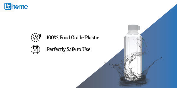 Buy BB Home Leo Plastic PET Water Bottle - Break Resistant, Leak