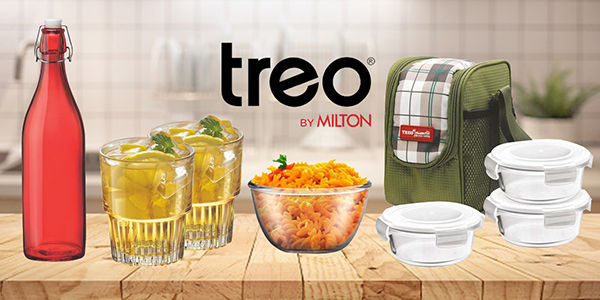 Glass Lunch Boxes - Buy Glass Tiffins Online @Best Price in India - Treo By  Milton