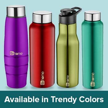 Buy BB Home Frost Stainless Steel Water Bottle With Sipper Cap - Dark Red  Online at Best Price of Rs 1419.3 - bigbasket