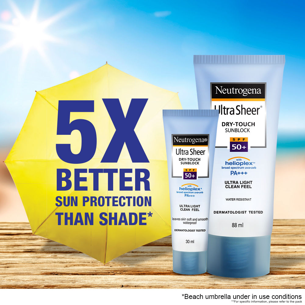 Buy Neutrogena Sun Block - Ultra Sheer Dry Touch Sun Block, SPF 50