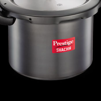 Buy Prestige Svachh Flip-On Mini Hard Anodised Spillage Control Pressure  Cooker - With Glass Lid, Black Online at Best Price of Rs 3959 - bigbasket