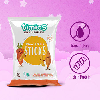 Timios Sticks - Carrot & Cumin, 30 g