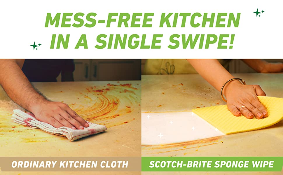 Kitchen Cleaning Sponge Wipes