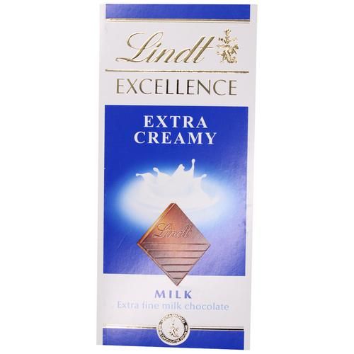 Lindt Excellence Milk Extra Creamy Chocolate Bar 100g