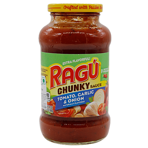 Buy Ragu Pasta Sauce Chunky Tomato Garlic Onion 680 Gm Online At The Best Price Bigbasket