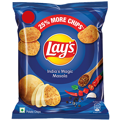 Buy Lays Potato Chips Indias Magic Masala 30 Gm Pouch Online at the ...