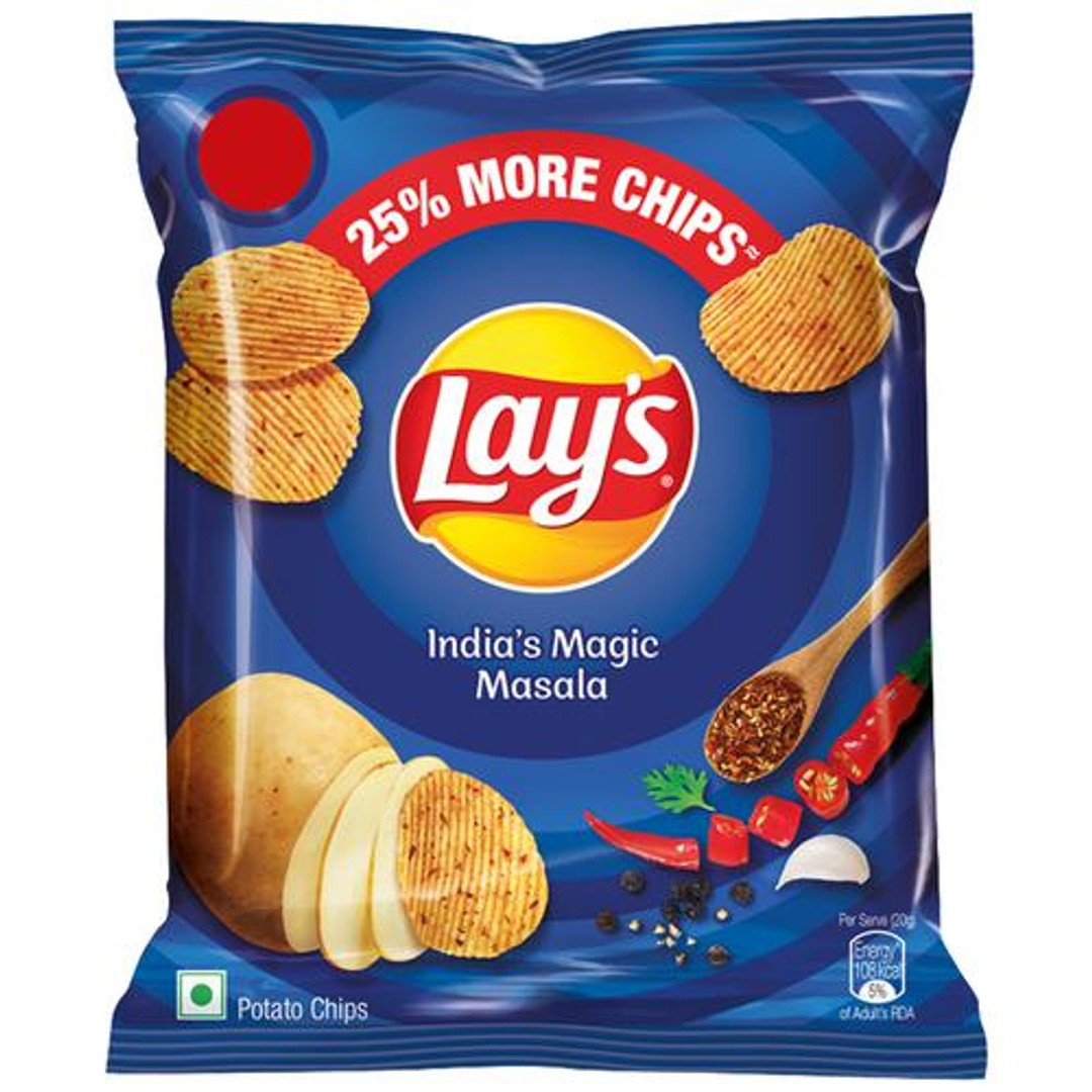 Buy Lays Potato Chips Indias Magic Masala 30 Gm Pouch Online at the ...