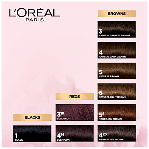 Loreal Paris Excellence Creme Hair Color 72 Ml 100 G 4 16 Deep Plum