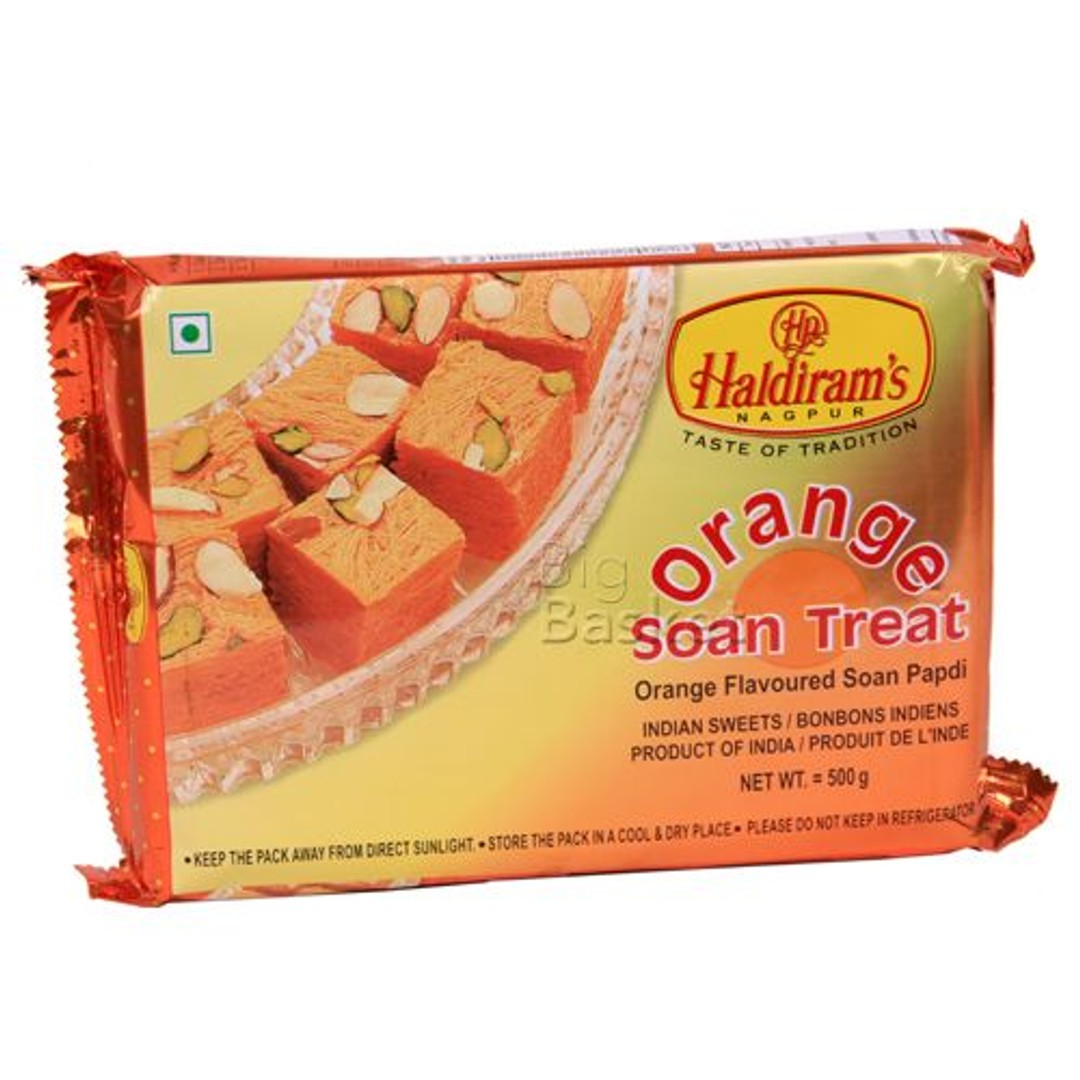 Buy Haldirams Soan Papdi Orange 500 Gm Pouch Online At The Best Price