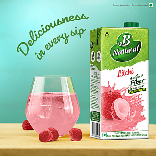 Buy B Natural Juice Litchi Luscious 1 L Carton Online At Best Price Of ...