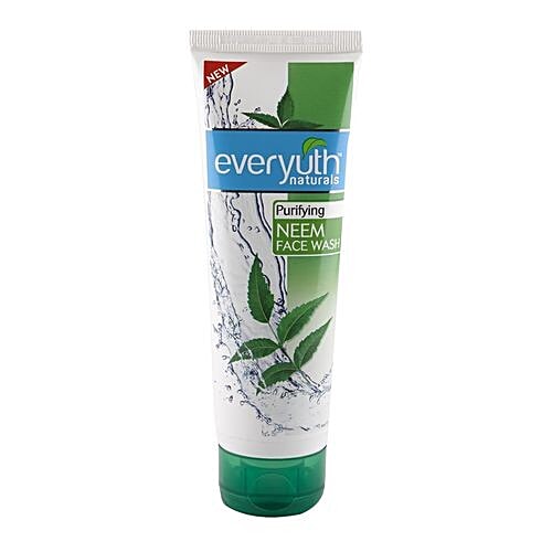 Buy Everyuth Face Wash Neem 100 Gm Tube Online at the Best Price of Rs ...