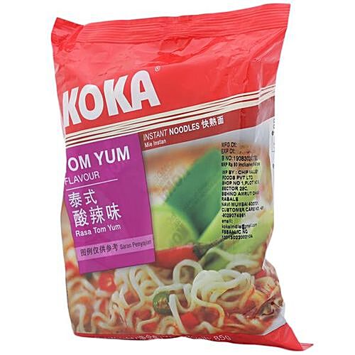 Buy Koka Instant Noodle Tom Yam Flavor 85 Gm Pouch Online at the