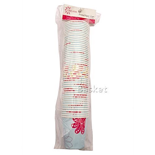 Buy Origami Printed Paper Party Cups 200 Ml Online At Best Price of Rs 75 -  bigbasket