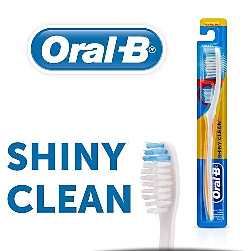 Buy Oral B Toothbrush Shiny Clean Medium 1 Nos Pouch Online At The Best ...