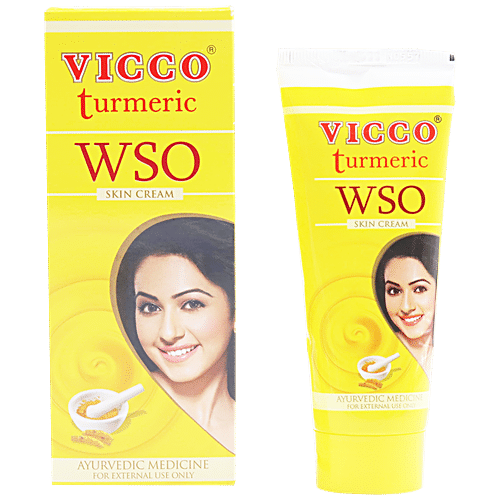 Buy Vicco Skin Cream Turmeric Wso Ayurvedic Medicine 60 Gm Tube Online ...