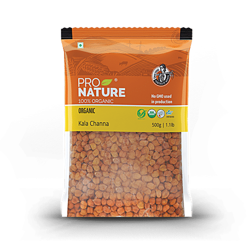 Buy Pro Nature Organic Kala Channa 500 Gm Pouch Online At Best Price of ...