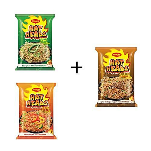 Maggi Hot Heads Instant Noodles - Spicy Curry