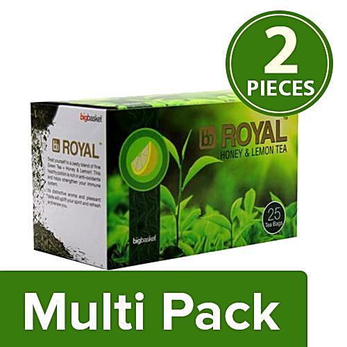 Buy bb Royal Green Tea - Lemon & Honey 2x25 pcs (Multipack) Online at Best  Price. of Rs null - bigbasket