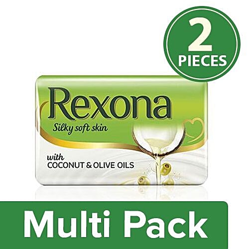  Rexona Silky Soft Skin Soap Bar 4 x 75gm : Beauty & Personal  Care