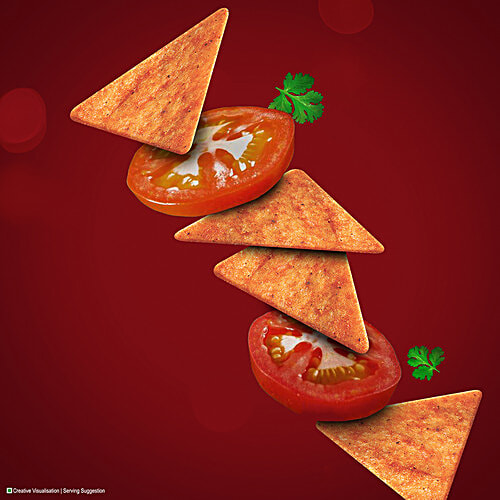 Bingo! Mad Angles Tomato Madness Triangle Chips, 3 x 60 g (Multipack) 