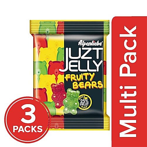 Buy ALPENLIEBE Juzt Jelly Fruity Bears - Mixed Fruit Flavour Online at ...