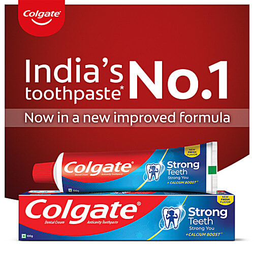 Buy Colgate Strong Teeth Anticavity Toothpaste Online at Best Price of ...