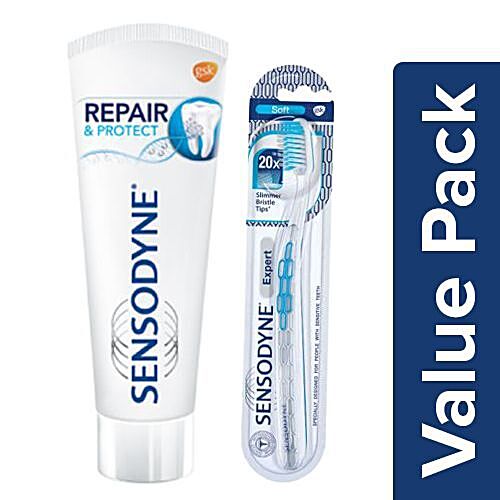 sensodyne toothpaste brush