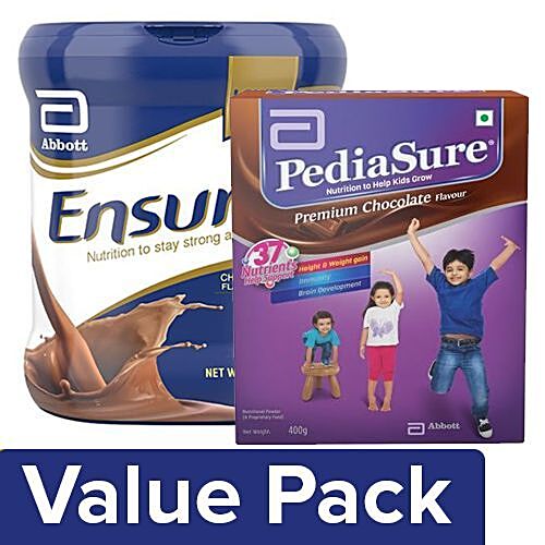 Buy Pediasure Nutritional Powder Premium Chocolate 400 Gm Jar Online At  Best Price of Rs 840 - bigbasket