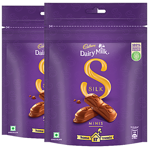 Buy Cadbury Dairy Milk Silk Minis Chocolate Home Treats Pack Online at ...