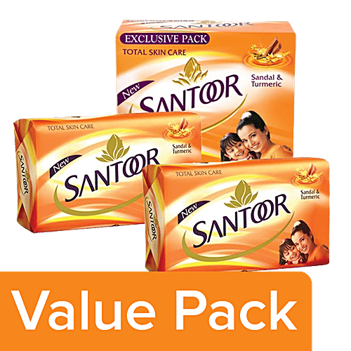 Santoor soap deals 4 pack