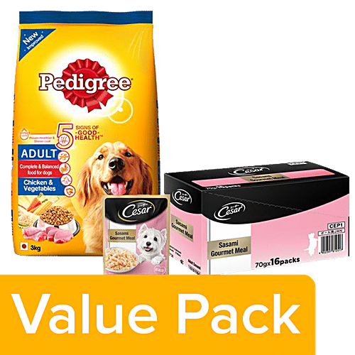 Pedigree 3kg hot sale price