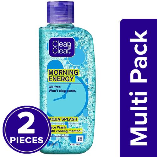 Buy Clean & Clear Morning Energy Aqua Splash Face Wash Online at