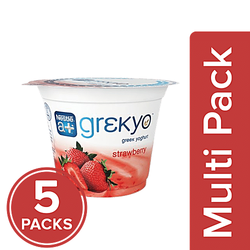 Buy Nestle a+ Grekyo Strawberry Greek Yoghurt Online at Best Price of Rs  275 - bigbasket