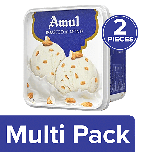 Buy Amul Real Ice Cream - Roasted Almond Online at Best Price of Rs 600 ...