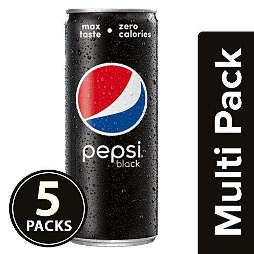 Buy Pepsi Black Soft Drink Max Taste Zero Cal Diet Online At Best Price Bigbasket