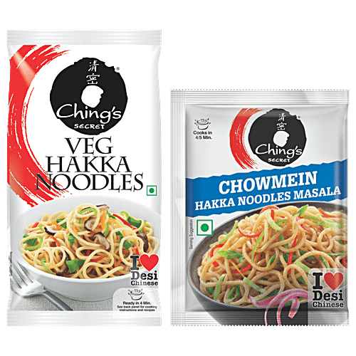 Buy Ching'S Secret Veg Hakka Noodles + Chowmein Hakka Noodles Masala ...