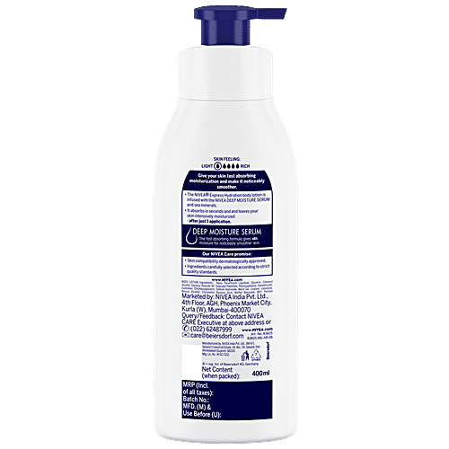 Buy Nivea Body Lotion - Express Hydration, For Normal Skin Online At ...