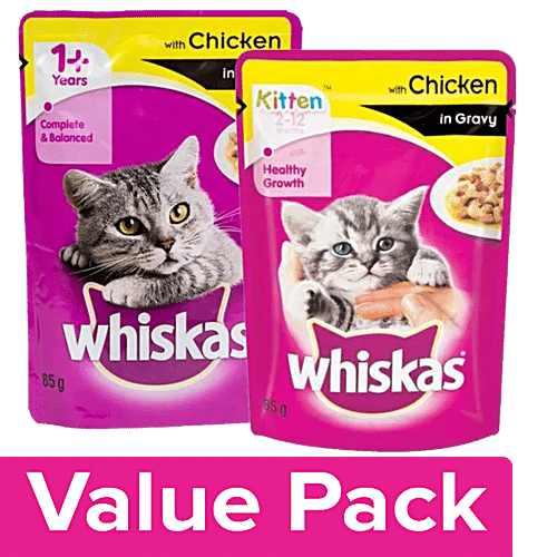 Whiskas kitten clearance food in gravy