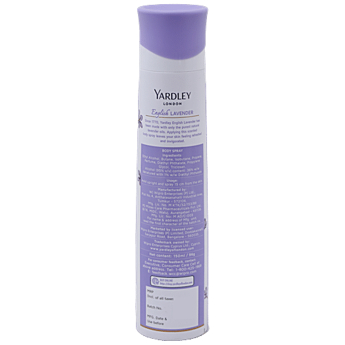 Buy Yardley London English Lavender Deodorant For Women Online At Best ...