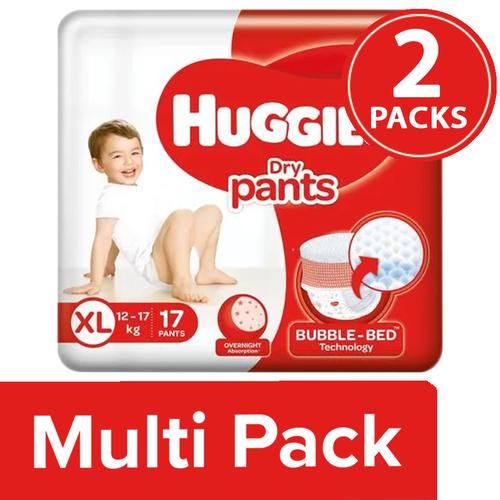 Buy Huggies Dry Pants Diapers - Extra Large Size Online at Best