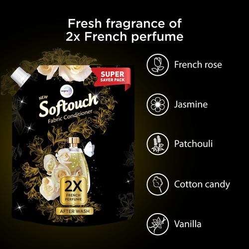 Softouch 2X French Perfume Fabric Conditioner with French Rose